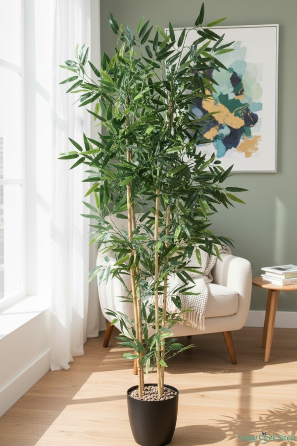 Yapay Bambu Ağacı 170 cm (Siyah Saksılı) - 4