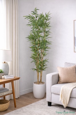 4 Gövdeli Yapay Bambu Ağacı 170 cm Model 4 - 4