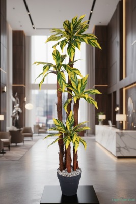 4 Gövdeli Yapay Botanik Ağaç 190 cm Model 9 - 5