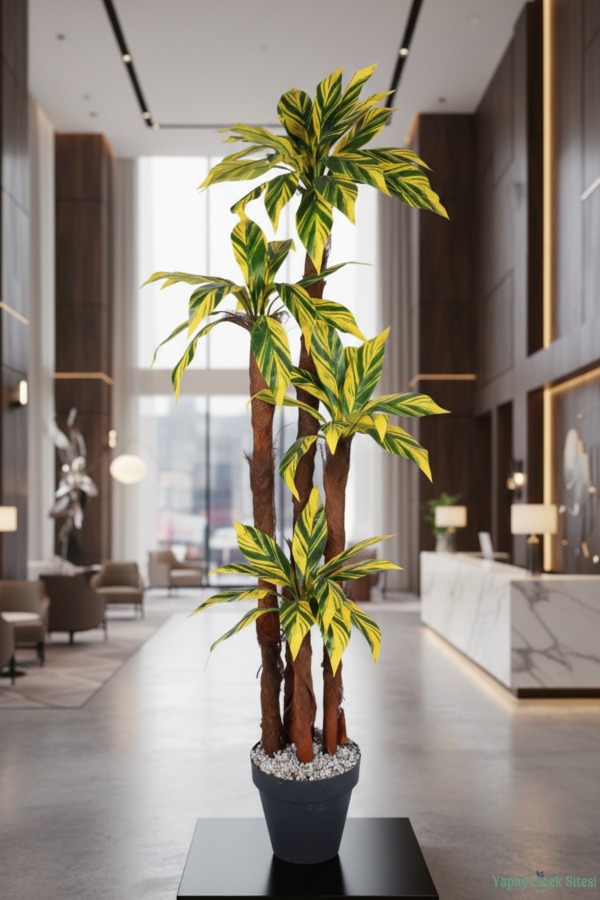 4 Gövdeli Yapay Botanik Ağaç 190 cm Model 9 - 5