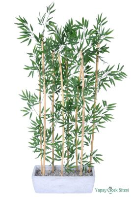 8 Çubuklu Yapay Bambu Seperatör 21x62 cm - Yapay Çiçek Sitesi
