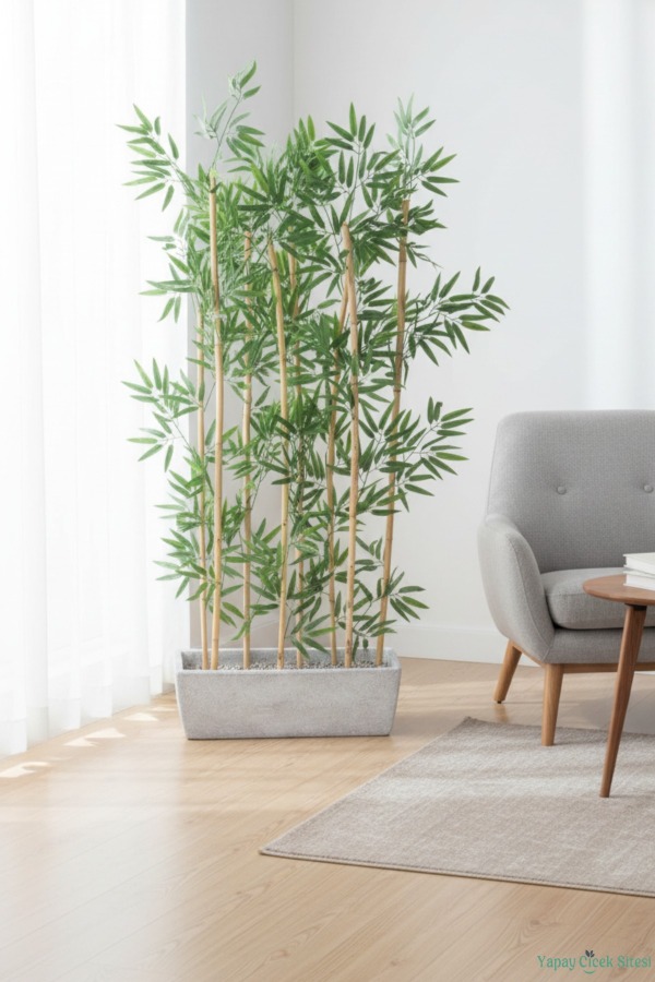 8 Çubuklu Yapay Bambu Seperatör 21x62 cm - 4