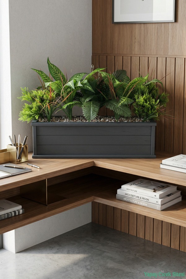 Ahşap Saksıda Dekoratif Model 3 - 1