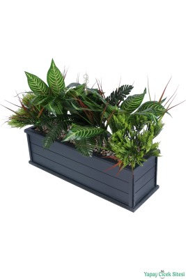 Ahşap Saksıda Dekoratif Model 3 - 2