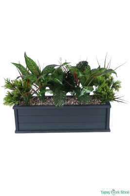 Ahşap Saksıda Dekoratif Model 3 - 3