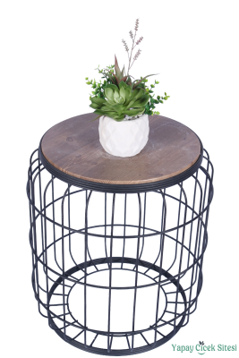 Beton Saksıda Yapay Bitkili Tanzimler Model 13 - 2