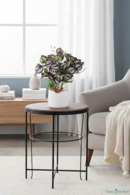 Beton Saksıda Yapay Bitkili Tanzimler Model 15 - 4