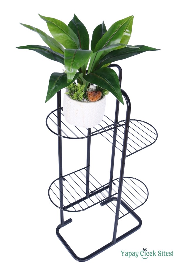 Beton Saksıda Yapay Bitkili Tanzimler Model 18 - 2