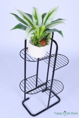 Beton Saksıda Yapay Bitkili Tanzimler Model 19 - 2