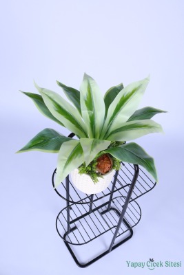 Beton Saksıda Yapay Bitkili Tanzimler Model 19 - 3