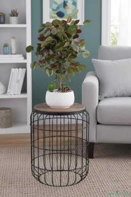 Beton Saksıda Yapay Bitkili Tanzimler Model 21 - 3