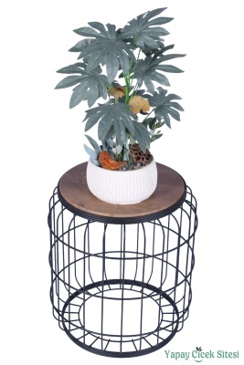 Beton Saksıda Yapay Bitkili Tanzimler Model 23 - 2