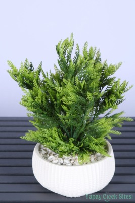 Beton Saksıda Yapay Bitkili Tanzimler Model 25 - 2