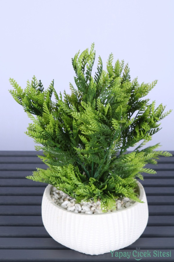 Beton Saksıda Yapay Bitkili Tanzimler Model 25 - 2