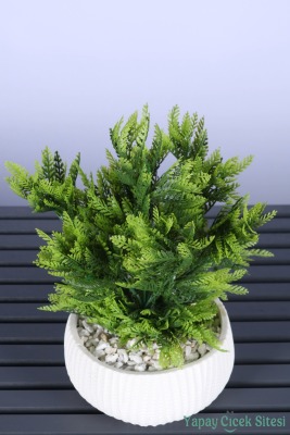 Beton Saksıda Yapay Bitkili Tanzimler Model 25 - 3