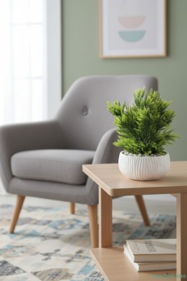 Beton Saksıda Yapay Bitkili Tanzimler Model 25 - 4