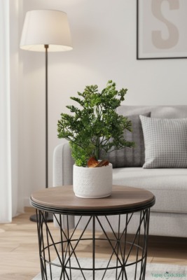 Beton Saksıda Yapay Bitkili Tanzimler Model 12 - 4