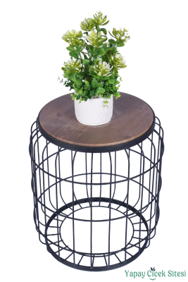 Beton Saksıda Yapay Bitkili Tanzimler Model 7 - 2