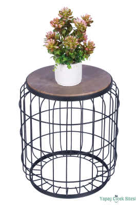 Beton Saksıda Yapay Bitkili Tanzimler Model 8 - 2