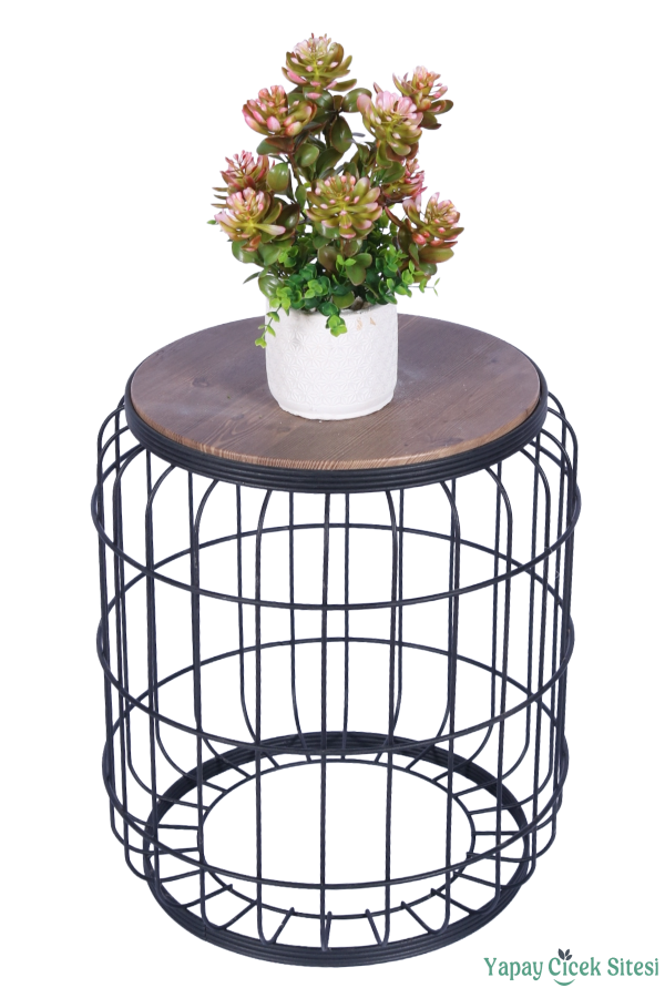 Beton Saksıda Yapay Bitkili Tanzimler Model 8 - 2