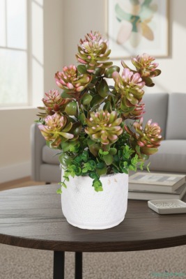 Beton Saksıda Yapay Bitkili Tanzimler Model 8 - 4