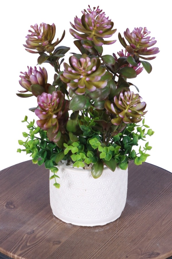 Beton Saksıda Yapay Bitkili Tanzimler Model 9 - 1