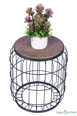 Beton Saksıda Yapay Bitkili Tanzimler Model 9 - 2