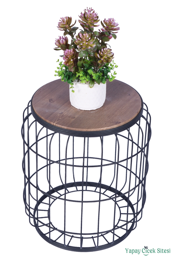 Beton Saksıda Yapay Bitkili Tanzimler Model 9 - 2