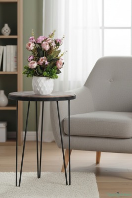 Beton Saksıda Yapay Çiçekli Tanzimler Model 10 - 4
