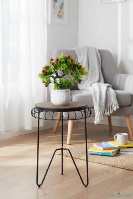 Beton Saksıda Yapay Çiçekli Tanzimler Model 2 - 4