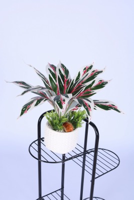 Beton Saksıda Yapay Çiçekli Tanzimler Model 15 - 2