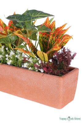 Bohem Saksıda Yapay Botanik Bahçe Model 2 - 2