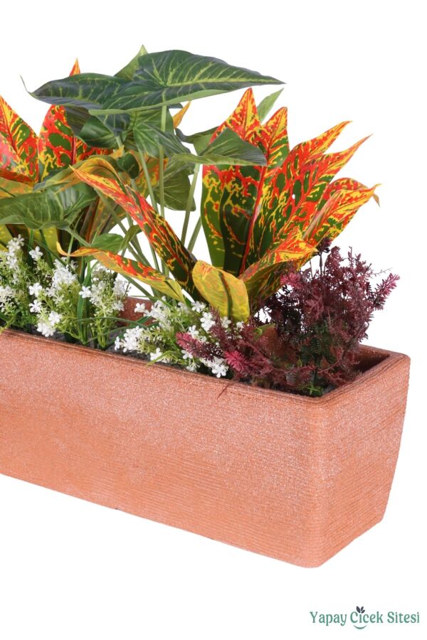 Bohem Saksıda Yapay Botanik Bahçe Model 2 - 2