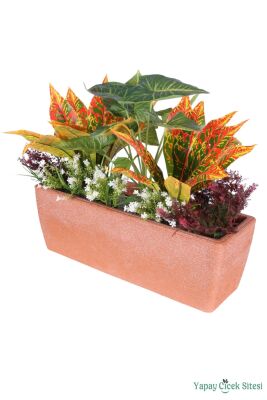 Bohem Saksıda Yapay Botanik Bahçe Model 2 - 4