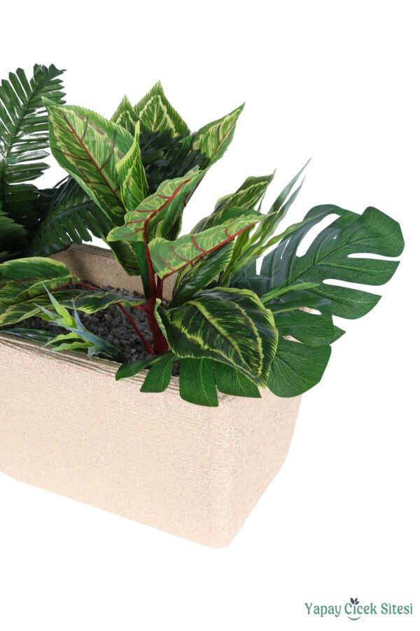 Bohem Saksıda Yapay Botanik Bahçe Model 3 - 2