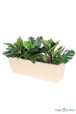 Bohem Saksıda Yapay Botanik Bahçe Model 3 - 4