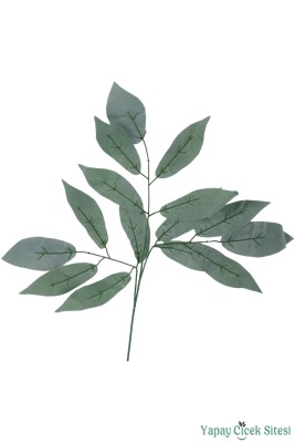 Ceviz Ağacı Dalı 15 Yapraklı 70 Cm 12 Adet Kapalı Yeşil - Yapay Çiçek Sitesi