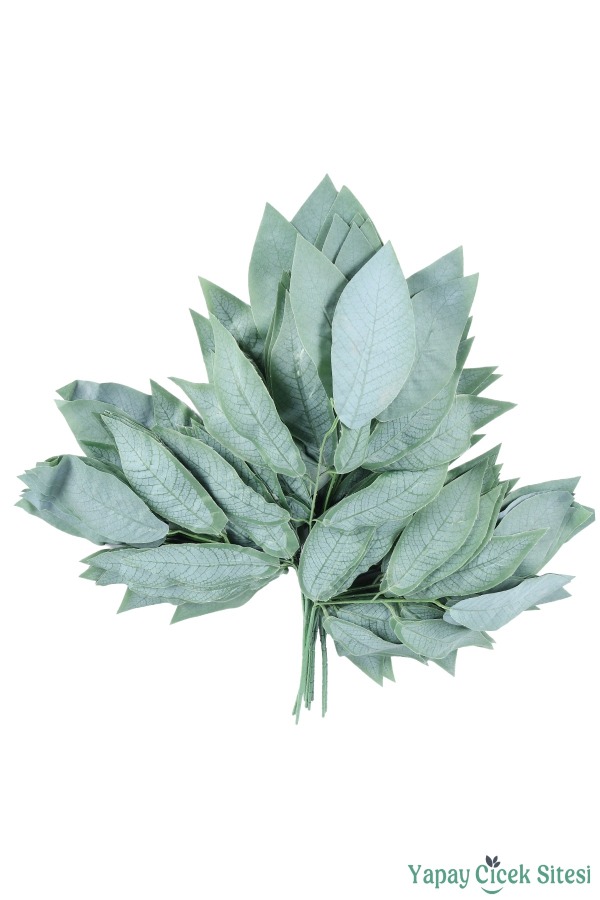 Ceviz Ağacı Dalı 15 Yapraklı 70 Cm 12 Adet Kapalı Yeşil - 3