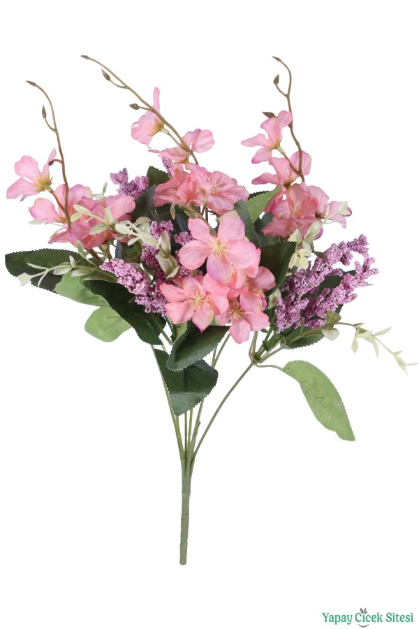 Cipsolu Yapay Yasemin Demeti 7 Dal Pembe - 3