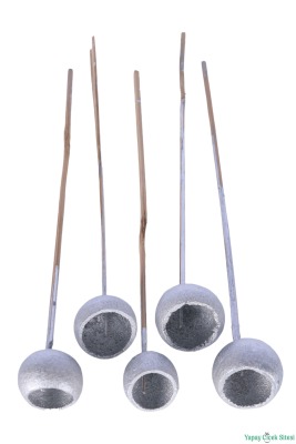 Dekoratif Doğal Kabak 50 cm 5li Gümüş - 5