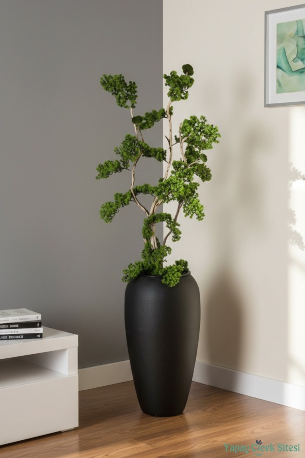 Dev Fiber Saksıda Yapay Bonsai Ağacı 220 Cm - 4