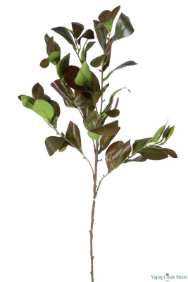 Doğal Görünümlü Yapay Manolya Dalı 85 cm Yeşil - 4