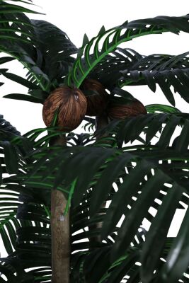 Yapay Tropikal Areka Palmiye Ağacı 180 cm Bohem Gri Saksıda - 4