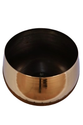 Metal Dekoratif Saksı 17 Cm Altın - 3