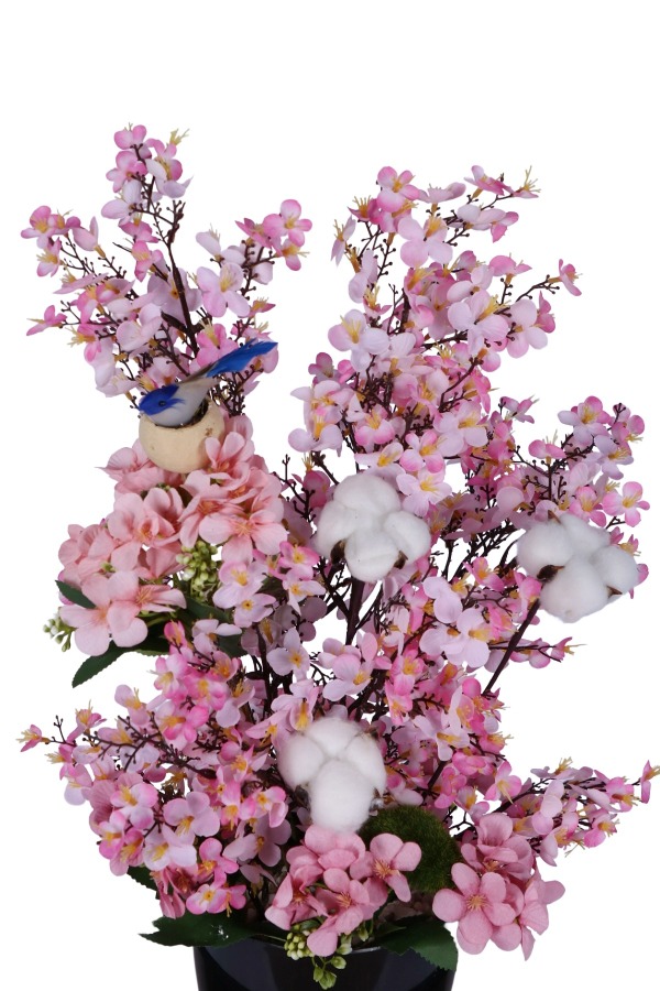 Pamuklu Yapay Sakura Japon Tanzimi 50 cm - 4