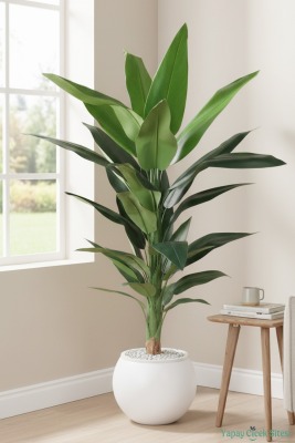 Plastik Küre Saksıda Yapay Starliçe Bitkisi 87 Cm - Yapay Çiçek Sitesi