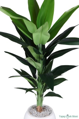 Plastik Küre Saksıda Yapay Starliçe Bitkisi 87 Cm - 3