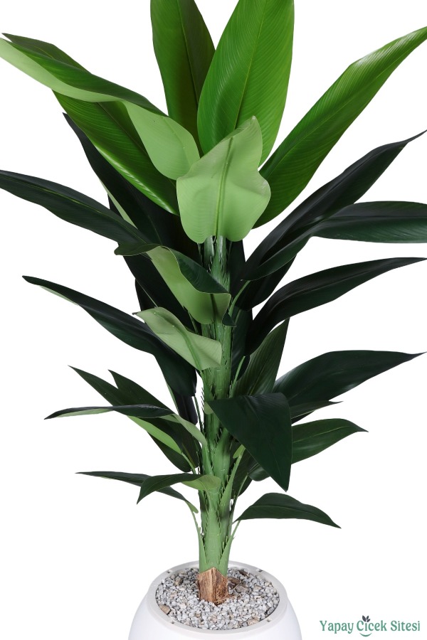 Plastik Küre Saksıda Yapay Starliçe Bitkisi 87 Cm - 3