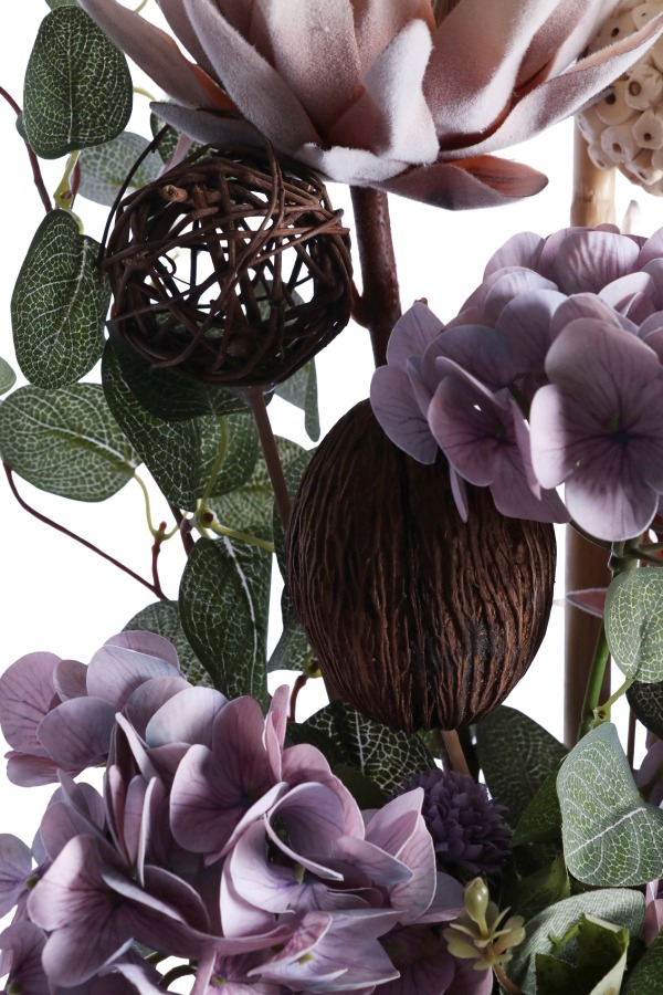 Metal Vazoda Premium Yapay Çiçek Aranjmanı Model 8 - 5