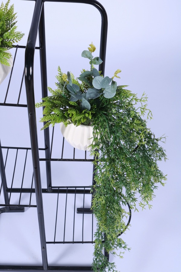 Saksılı Yapay Bitki Sarkan Sarmaşık 2li Set Model 1 - 4